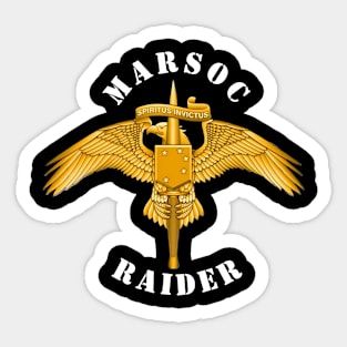 MARSOC Raider - USMC - Deep Black Sticker